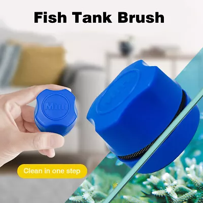 Mini Fish Tank Magnetic Brush Aquarium Cleaning Tools Cleaner Scraper Algae R2D2 • $8.92