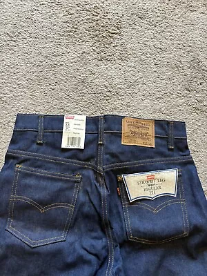 NWT Men’s Vintage 1984 Dark LEVI’S Jeans 33 X 36 STRAIGHT LEG #509 Orange Tab • $18.99