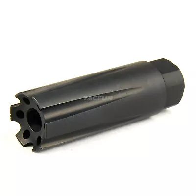 Muzzle Brake 1/2x28 TPI Linear Compensator For .223 556 .22LR /w Washer • $19.85