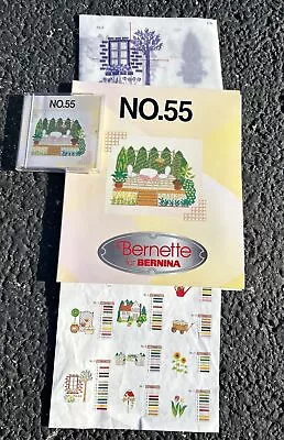 Bernina Bernette NO 55 Country Garden Designs Card & Compatible  Machines PES • $28.75