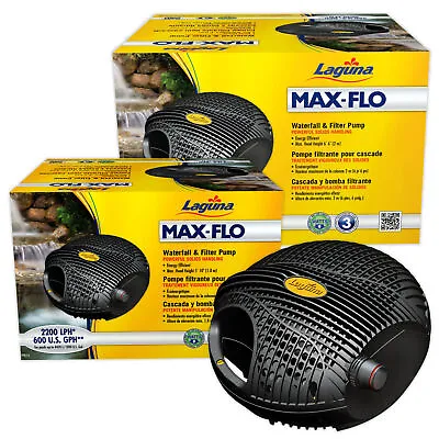 Laguna Max-Flo Waterfall & Filter Pond Pump - Handles Solids Max Flo Fish Koi • £139.99