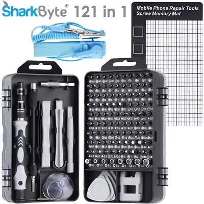 121 In 1 Magnetic Precision Screwdriver Set Tab Computer IPhone Repair Tool Kit • £11.95