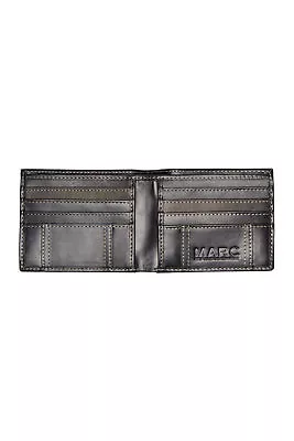 Marc New York Burnished Leather Bifold Wallet Balck *NEW* *FREE Shipping* • $45