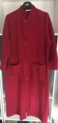 Marks & Spencer Womens Red Dressing Gown Robe - Size 12-14 • £4.35