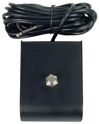 One Button Amplifier Footswitch Contoured Black W 1/4  TS Plug For Marshall Amps • $34.69