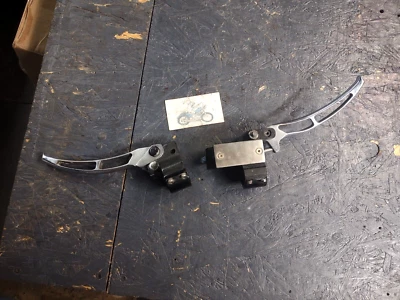 $24.99 • Buy Harley 1  Front Brake & Clutch Levers Master Cylinder Chopper Bobber Digger