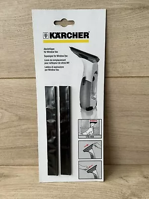 Genuine Karcher Pack Of 2 Window Vacuum Medium Blades 170mm 2.633-104.0 • £9.49