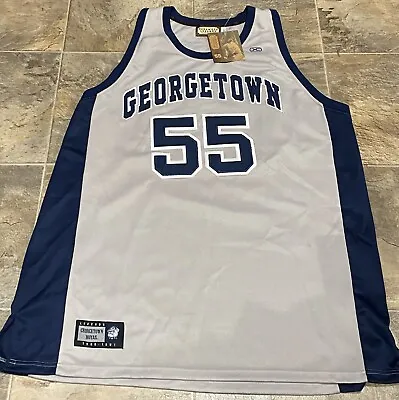 Dikembe Mutombo NEW THROWBACK Georgetown University HEADMASTER NCAA Jersey • $80