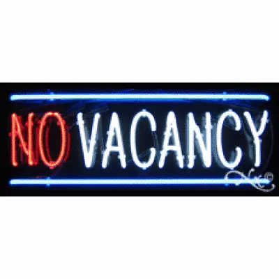 $444 • Buy NEW  VACANCY  &  NO VACANCY  32x13 BORDER REAL NEON SIGN W/CUSTOM OPTIONS 10267