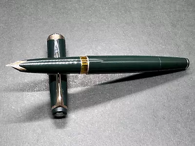 MONTBLANC Meisterstuck 14 Green GT Vintage PistonFiller Fountain Pen 18C 750/F • $270