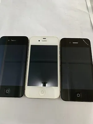 Apple IPhone 4s A1387 Bulk Lot (Qty:3) 070323 For Parts Of Repairs • $60