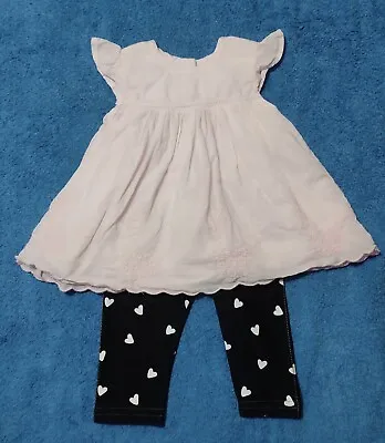 George/Primark Baby Girls Summer Tunic/Dress Outfit 3-6 Months • £2.49