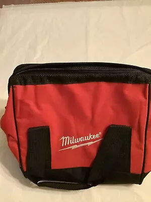 NEW MILWAUKEE 11  X 10  X 8  Small Heavy Duty Contractors Tool Bag Tote Case • $12.90