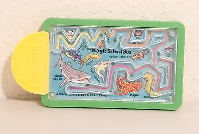 1994 The Magic School Bus Adventure On The Ocean Floor Pinball Maze Game Toy • $2.99