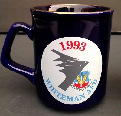 Whiteman Airforce Base Stealth Bomber 1993 Air Combat Set Of 2 Mug Cups • $9.72