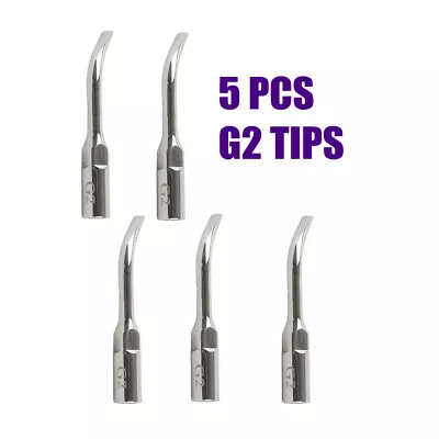 5 Pack G2 Woodpecker Dental Ultrasonic Scaler Tips EMS Ultrasonic Working Tips • £13.48