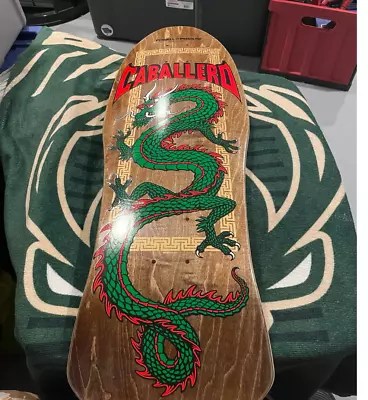 Powell Peralta Steve Caballero Skateboard Deck - Chinese Dragon - Brown Stain • $90