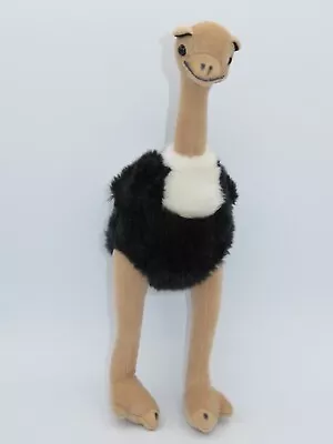 Fiesta Toys 13  Standing Ostrich Bird Plush Stuffed Animal Realistic Toy • $8.99