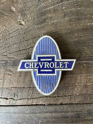 Vintage Chevy Emblem 1929 1930 1931 1932 OEM Chevrolet Badge Radiador Grill CV+3 • $81.29