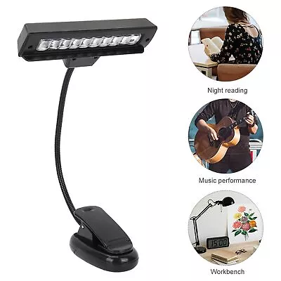 New Orchestra Music Stand Light Flexible Neck Clip On USB Reading LED Lamp • $15.99