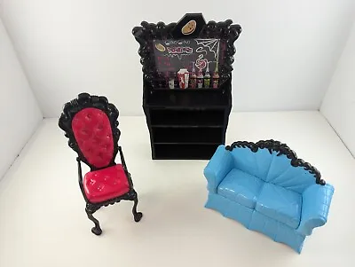 Monster High Coffin Bean Coffee House  Couch Chair Accessories Incomplete • $13