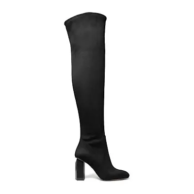 Michael Michael Kors Petra Over The Knee High Heel Boots Black 7.5 • $110