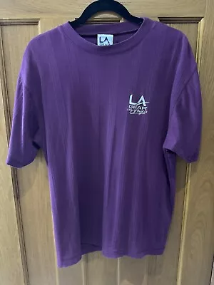 LA Gear Vintage Purple T-Shirt - Mens Large 'City Of Angels' • £0.99