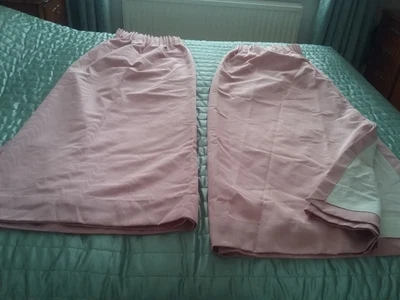 £25 • Buy Custom Made Quality Sanderson Dusky Rose Lined Pinch Pleat Damasc Self Pattern