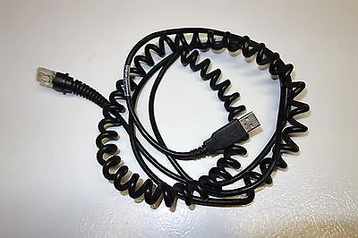 GRADE B- Genuine Metrologic 6ft Coiled USB Cable MS9520 MS9540 MS1690 54235B-N-3 • $5.54