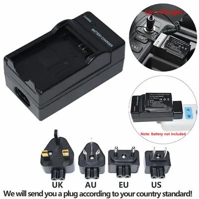 DMW-BMB9E HOME&CAR Battery Charger FOR Panasonic Lumix DMC-FZ70 FZ72 • £8.92