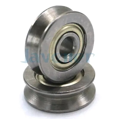 $4.57 • Buy LOT5 3x12x4mm V Groove Width 2.8mm Guide Pulley Sheave Sealed Rail Ball Bearing