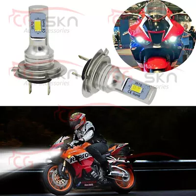 H7 LED Headlight Bulb Kit Low High Beam For Honda CBR 1000RR 600RR F4i RC51 • $20.87