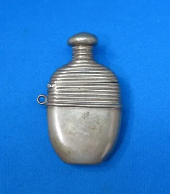 $24.95 • Buy Antique Match Safe, Figural Bottle Or Flask, Brass, C. 1895, Vesta