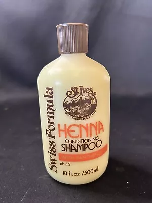 Vintage St Ives Swiss Formula Henna & Panthenol Conditioning Shampoo NOS • $26.99