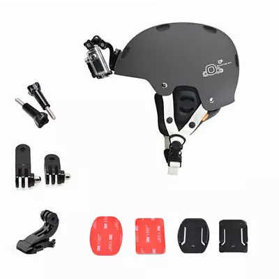 Front Side Helmet Base Mount 3-ways Bracket J-Hook Buckle Kit For Gopro Camera • $11.58