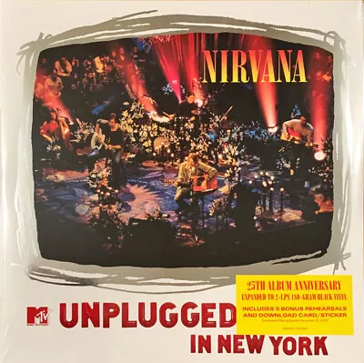 Nirvana Mtv Unplugged In New York (25Th Anniversary Edition) Vinyl LP NEW Sealed • $101.99