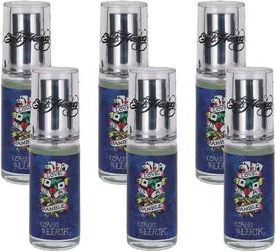Love & Luck By Ed Hardy For Men Combo Pack: Mini EDP Cologne (6x0.25oz) New • $54.41