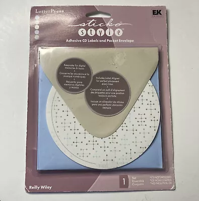 Sticko Style Adhesive CD Labels And Pocket Envelope • $9.99