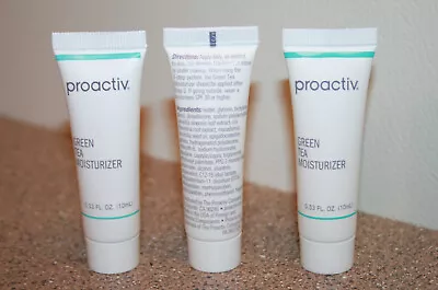 3 X Proactiv Green Tea Face Moisturizer 0.33oz / 10mL Travel Sample Size = 1oz • $9.99