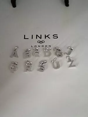 Links Of London Alphabet Letters Charm (1 Letter Charm Only) • £21.99