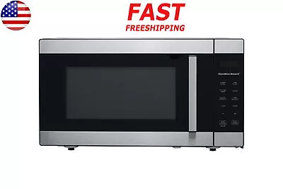 1.6 Cu Ft Sensor Countertop Microwave Oven 1100 W Stainless Steel LED Display • $120