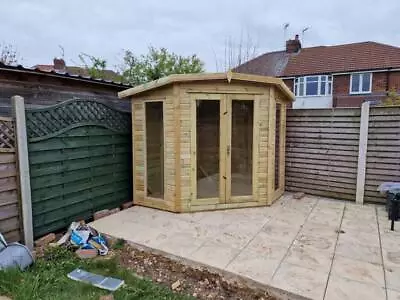 £2100 • Buy 10x10 Corner House Summerhouse Shed Garden Room Heavy Duty Office Summer House