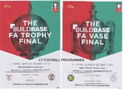 £6.99 • Buy * 2018 FA TROPHY & VASE FINAL - BRACKLEY V BROMLEY & THATCHAM V STOCKTON *