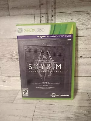 The Elder Scrolls V: Skyrim -- Legendary Edition (Microsoft Xbox 360 2013) • $4.99