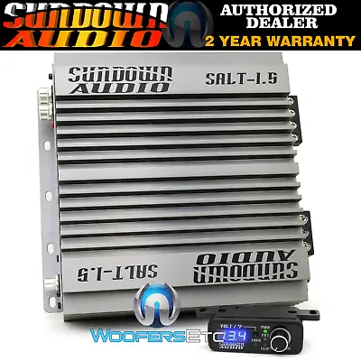 Sundown Audio Salt-1.5 Monoblock 1500w Rms Competition Amp Subwoofers Amplifier • $499.99