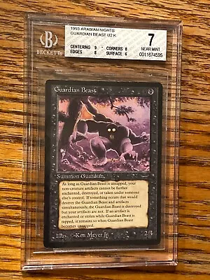 Guardian Beast Arabian Nights MTG BGS Grade 9/8/8/6 NEAR MINT Beauty (RG)4RCards • $1395