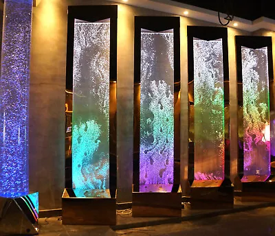 £2358.65 • Buy Water Pillar LED Illuminated RGB Multicoloured Acrylic Stainless Steel Bubbles