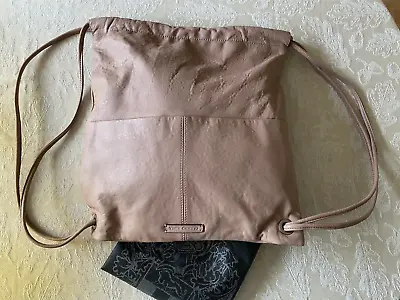 NEW WITH TAGS Vince Camuto LEATHER BACKPACK Kira VINTAGE QUARTZ • $89