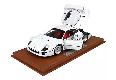 1:18 BBR Ferrari F40 Bianco Metallizzato Bbr-Kyosho With Showcase BBRKS003 Model • £323.07