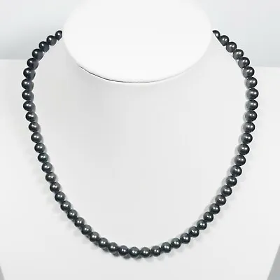 AAA 16-22 Inch Japanese Akoya Pearl Necklace 7-8mm Black Akoya Pearl Necklace • $189.99